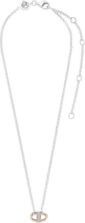 Produktbild Ti Sento Milano Collier mit Zirkonia rosévergoldet 3911ZR/42 (925 Sterling Silber, 48 cm)