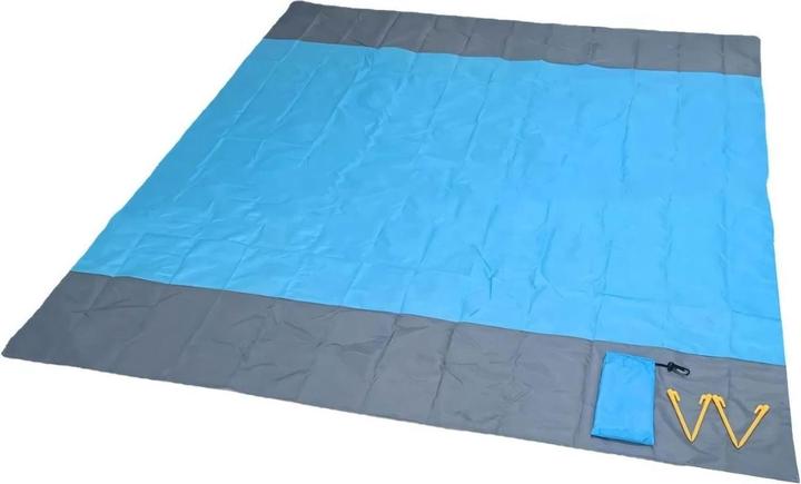 Hermex Strandtuch Sandfreie Stranddecke Strandmatte Picknickdecke Liegetuch