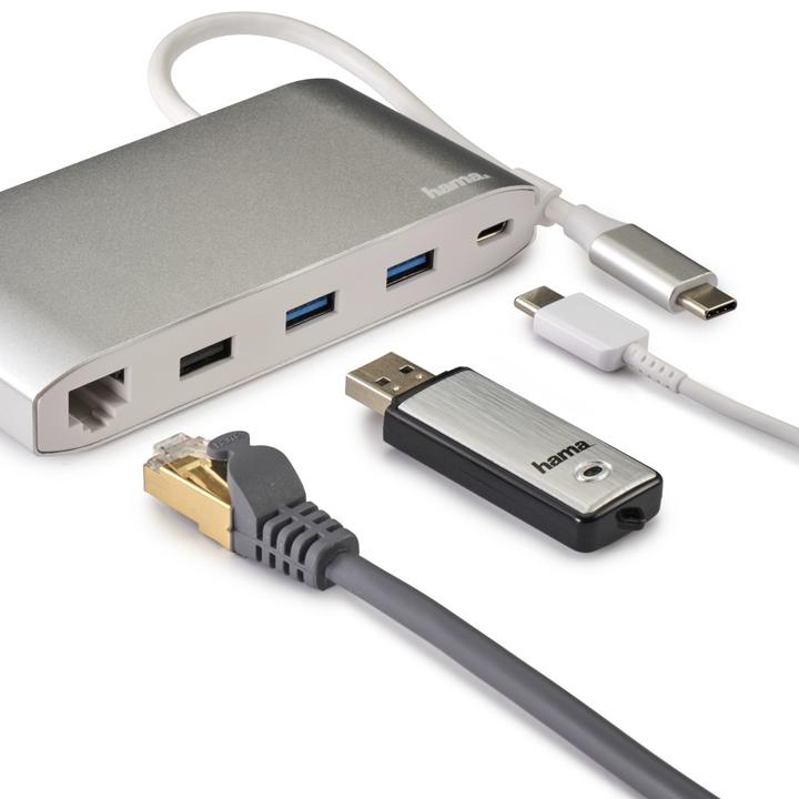 Actual product image Hama USB-C-Multiport Adapter (USB-C, 1 Ports)