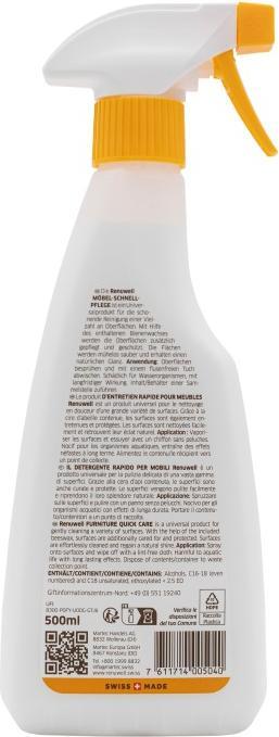 Produktbild Renuwell Möbel Schnellpflege (0.50 l)