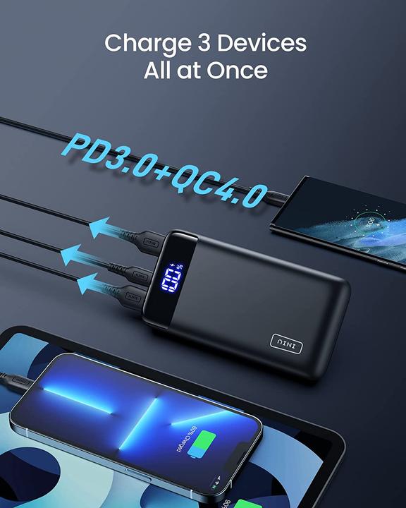 Image du produit INIU Power Bank (20000 mAh, 22.50 W, 74 Wh)