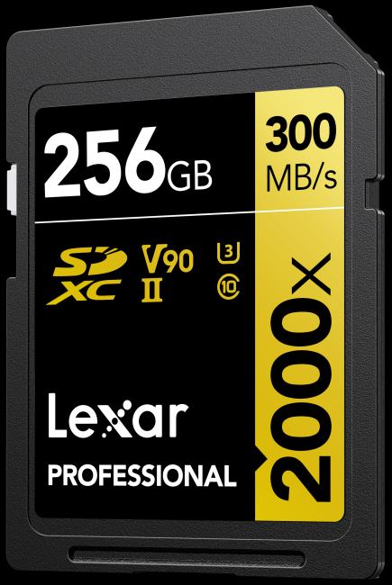 Produktbild Lexar Professional Gold Series (256 GB, SDXC, U3, UHS-II)