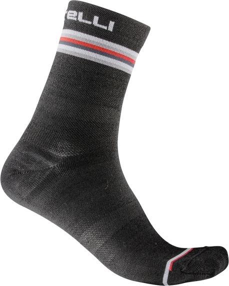 Dark Gray, White-Red