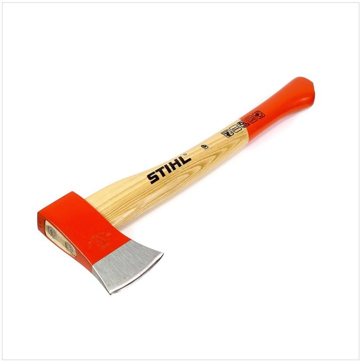 Stihl Hache à fendre AX 13 C 50 cm 1250g avec manche en frêne et protection en caoutchouc ( 00008811914 )