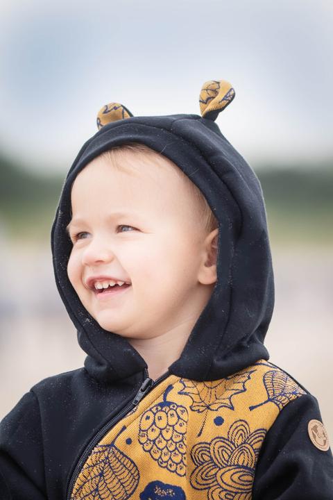 Produktbild Lennylamb Bear Romper - Under The Leaves (104)