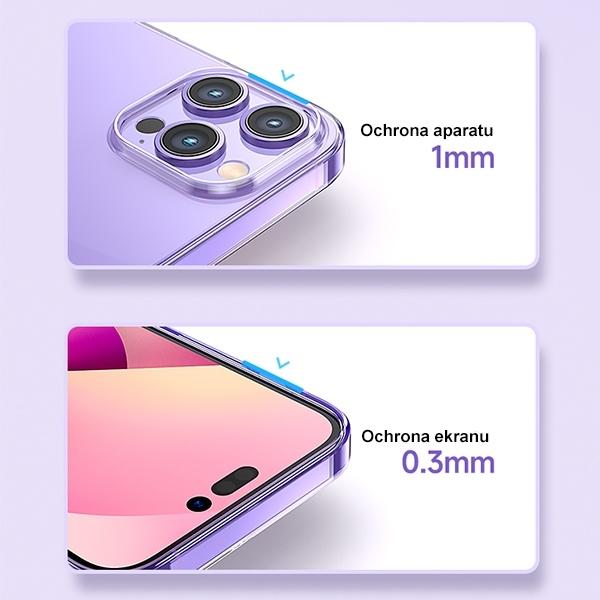 Actual product image Usams Protective cover (Apple iPhone 14 Pro)