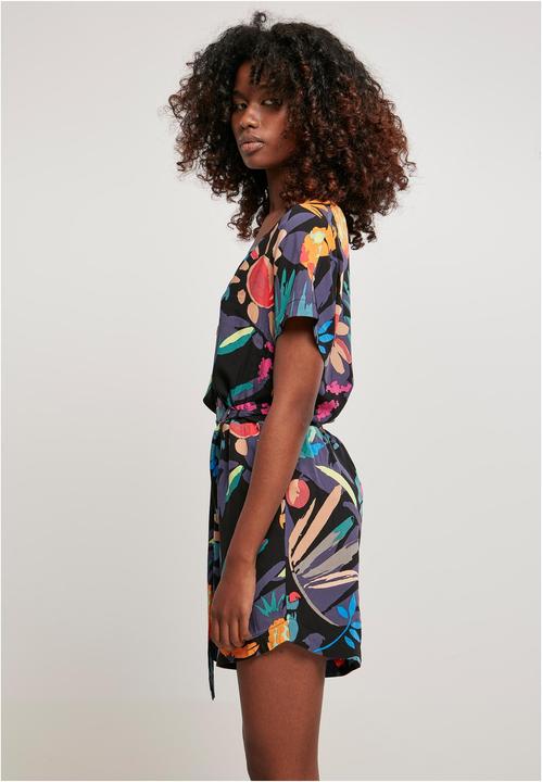 Produktbild Urban Classics Ladies Short Viscose Belt Jumpsuit - 12110 (L)