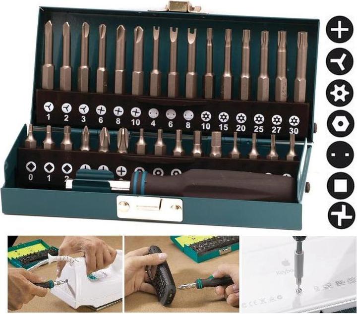 Immagine prodotto wolfcraft wolfcraft 1 Combi Safety Bit Box Solid 31 pezzi. (Croce Phillips PH M2, Esagono cavo TX M7, Presa esagonale TX con foro M8, Tri-ala M2, Tri-ala M3, Presa esagonale con foro M3, Presa esagonale TX con foro M10, Croce Phillips PH M1, Presa esagonale con foro M2,5, Presa esagonale con foro M2, Presa esagonale TX con foro M30, Croce Phillips PH M3)