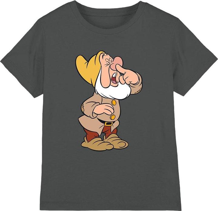 Actual product image Snow White Childrens/Kids Sneezy T-Shirt (128)