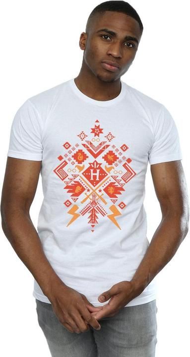 Actual product image Mens Christmas Fair Isle T-Shirt (L)