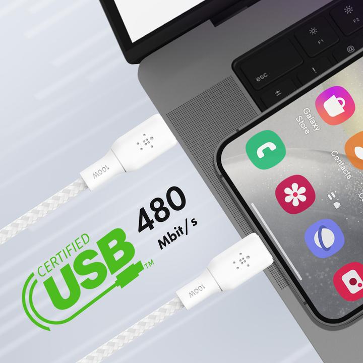 Produktbild Belkin USB C – USB C (3 m, USB 2.0)