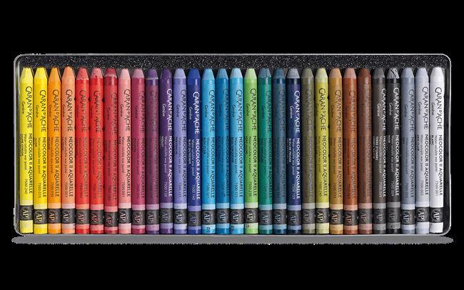 Immagine prodotto Caran d'Ache Neocolor II Aquarelle Metallschachtel (Multicolore, 30 x)