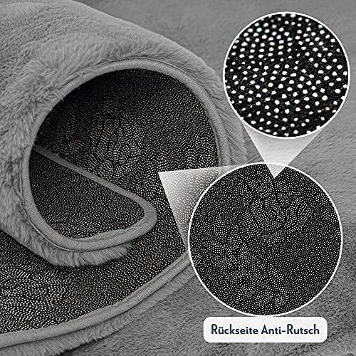 Produktbild Strado Round carpet Rabbit 140x140 DeepGrey (gray) universal (Ø 140 cm)