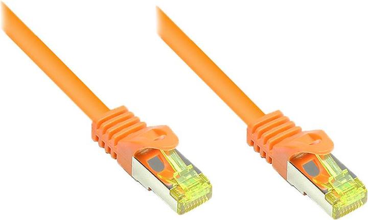 Image du produit Good Connections Câble patch RJ45 avec câble brut Cat.7 et protection de nez de verrouillage (RNS®), S/FTP, PiMF (S/FTP, CAT7, 20 m)