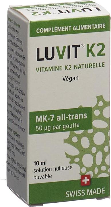 Image du produit Luvit K2 Vitamine naturelle gouttes (10 pièce(s), Gouttes, 44 g)