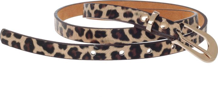 Grace Cintura in pelle con motivo leopardato (S)