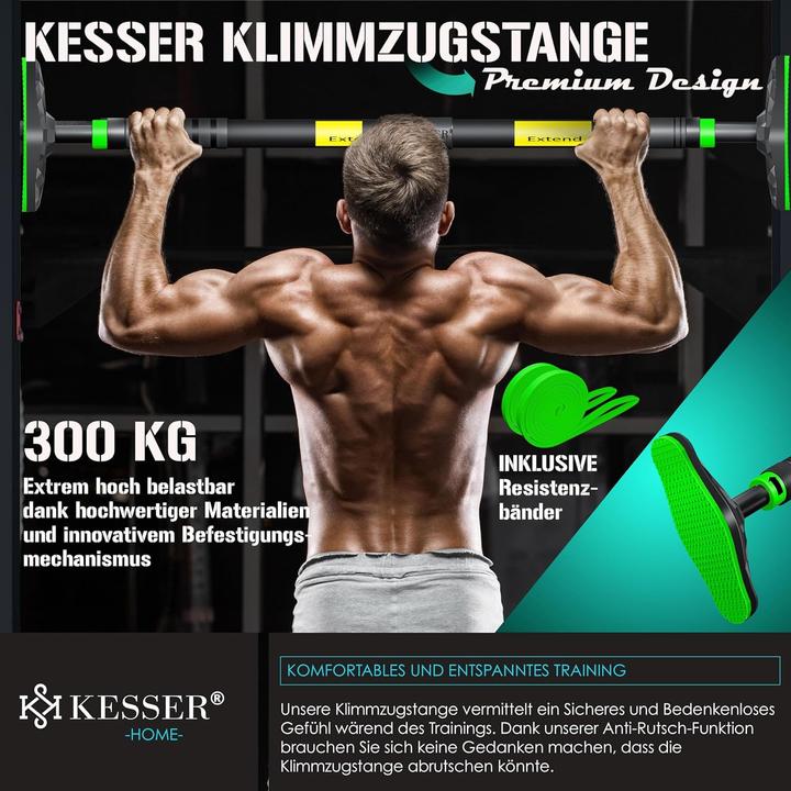 Actual product image Kesser Verstellbare Klimmzugstange mit Resistenzbändern