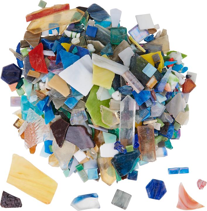 Image du produit VBS XXL Mosaïque brisée "Mélange de tailles et de couleurs", 2 kg, verre
