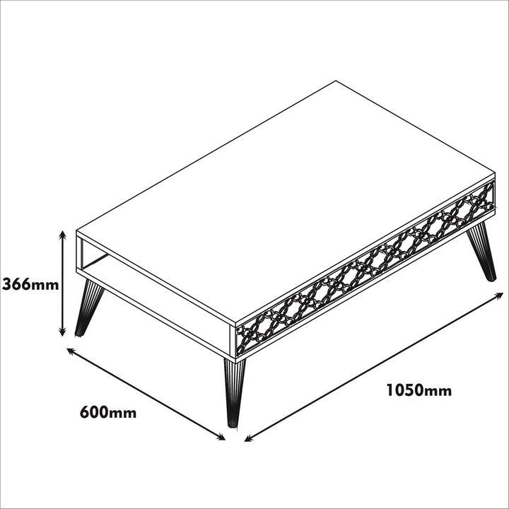 Image du produit Hanah Home Duke (140 x 37 x 49 cm)