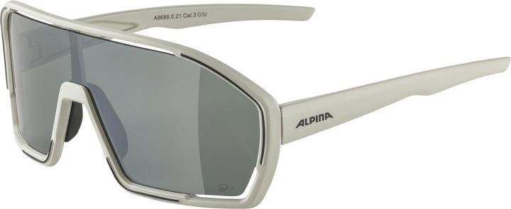 Actual product image ALPINA SPORTS Bonfire Q-Lite (Cool Grey Matt-Silver Mirror, Silver)