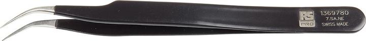 Actual product image Rs Pro ESD epoxy coated tweezers curved 120mm