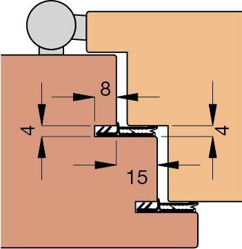 Image du produit Goll Profilés d'étanchéité pour portes d'entrée SF 1028