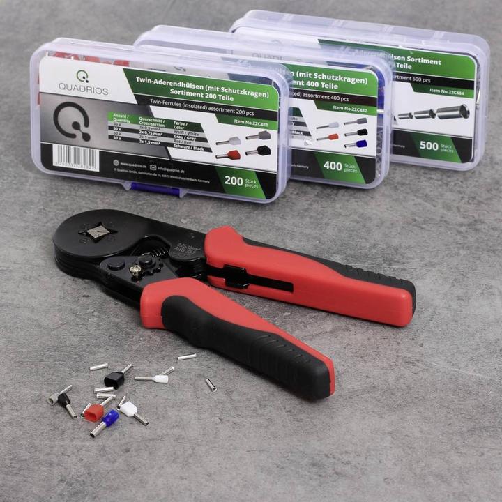 Image du produit Quadrios 23T036 Assortiment d'embouts de câble partiellement isolés 1 kit