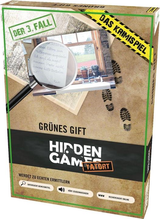 Produktbild Hidden Games Tatort Krimispiel Fall 3 Grünes Gift Escape-Room Spiel (Deutsch)
