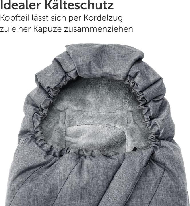 Produktbild Zamboo Fusssäcke für Babyschalen & Babywannen Winter-Fusssack Babyschale 3M PRO - für alle Gurtsysteme