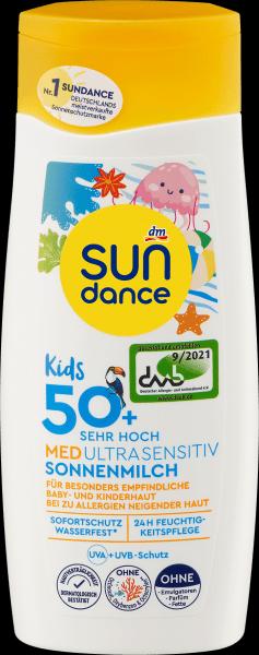 Immagine prodotto dm Sundance Kids MED Ultra Sensitive (Latte solare, SPF 50+, 200 ml)