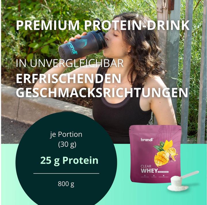 Produktbild Brandl-Nutrition Clear Whey Pulver (Mango Maracuja, 1 Stk., 800 g)