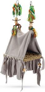 Beeztees BZ BIRD HOUSE AMI GRAY 23X13X15