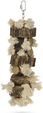 Actual product image Beeztees Bz Wooden Game W.Rope Big-Sitt