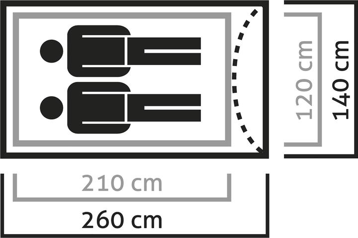 Actual product image Salewa Litetrek II (Dome tent, 2.47 kg, 2 persons)