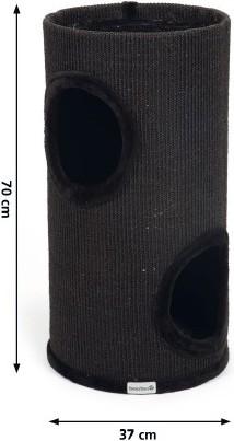 Actual product image Beeztees Bz Scratching Garbage Can Stina Black 37 (70 cm, Grey)