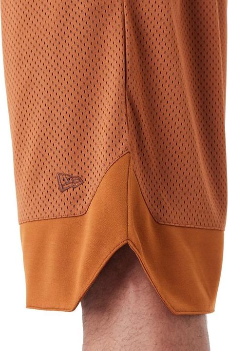 Actual product image New Era Overized Mesh Basketball Shorts earth brown - S (S)