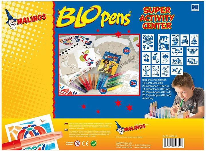 Actual product image Malinos Blopens Airbrush Pens (Multicoloured, 15 x)
