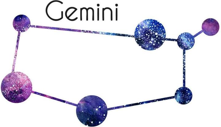 Actual product image Trenddeko Constellation Gemini - Twins (110 x 78 cm)