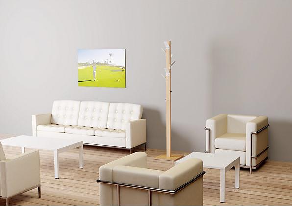 Immagine prodotto Paperflow Appendiabiti a stelo, legno massello, corona nera.