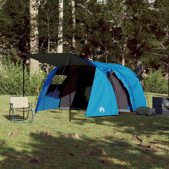 Actual product image VidaXL Camping tent 4 persons 420 x 260 x 153 cm 185T Taffeta (Dome tent, 8 kg, 4 persons)