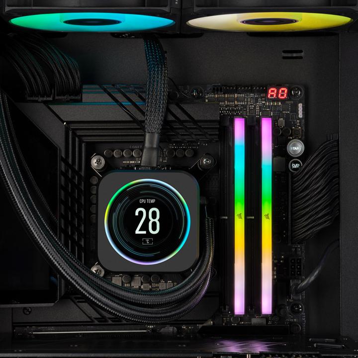Produktbild Corsair Vengeance RGB (2 x 16GB, 6400 MHz, DDR5-RAM, DIMM)
