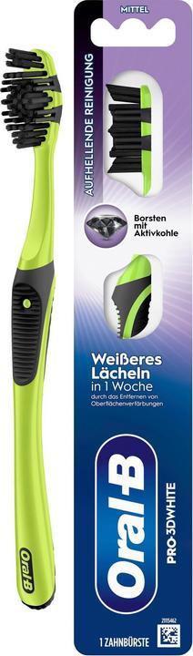 Oral-B Pro-3DWhite Aktivkohle 40 Medium Handzahnbürste (Medio)