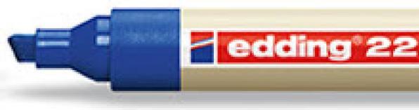 Immagine prodotto Edding Marcatore permanente 22 (Blu, 5 mm, 1 x)