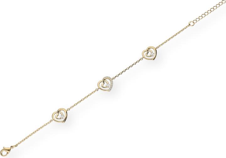 Produktbild Carat Hearts (16 cm, Messing Plaqué Or)