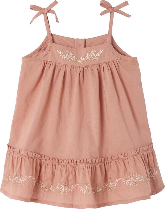 Vertbaudet Baby Trägerkleid aus besticktem Voile