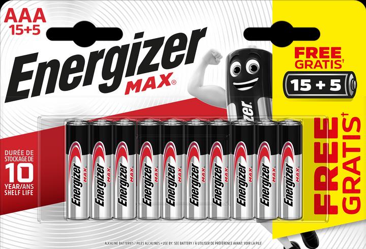 Produktbild Energizer Max Alkaline (20 Stk., AAA)