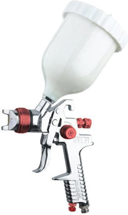 Actual product image Adler spray gun HVLP 1.4 mm + 1.7 mm + 2.0 mm