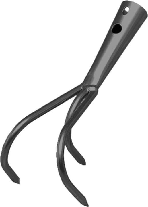 Immagine prodotto Siena Garden Coltivatore a 3 denti da 10 cm senza manico con ugello da 28 mm antracite