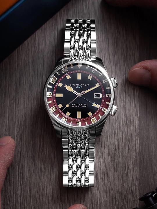 Actual product image Spinnaker SP-5121-11 Bradner GMT (Diving watch)