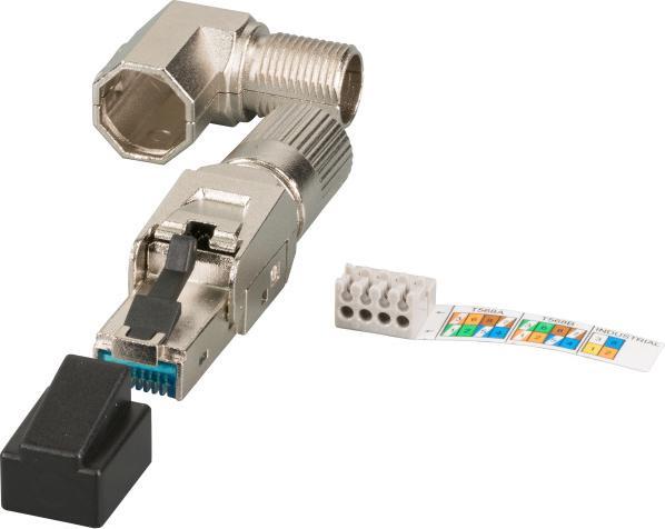Produktbild EFB Elektronik Hersteller: RJ45 Premium Stecker STP, Cat.6A/ClassEA, feldkonfektionierbar, vo Der...